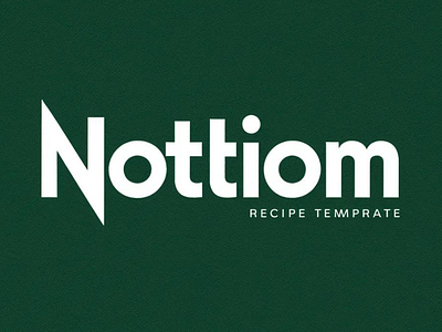 Notion Recipe Template branding design graphic design illustration logo typography vector