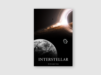 Interstellar Book cover - Concept art concept art design graphic design time travel