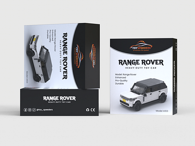 Toy Packaging Design For Range Rover amazon packaging box design branding design graphic design packaging packaging design