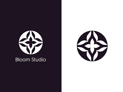 Bloom Studio Logo bloom floral floral logo flower logo mark symbol