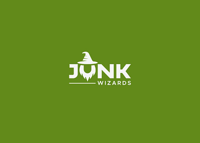 Junk Wizard Logo branding design graphic design junk branding junk logo logo logo design