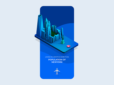 Turkish Airlines 3D App Animations 3d air airline animation app emirates fly graphic design illustration isometric lufthansa mobile motion graphics onboarding phone travel ui