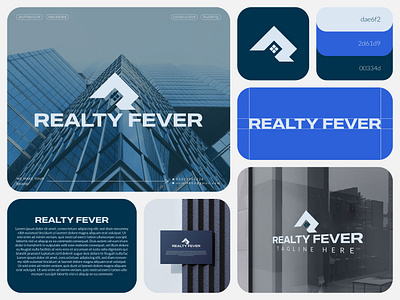 Realty Fever logo brand design 3d animation branding design graphic design illustration logo motion graphics ui ux vector