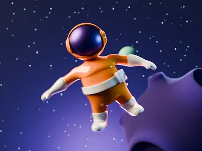 Astronaut Animation Tutorial 3d animation blender character illustration motion render space tutorial