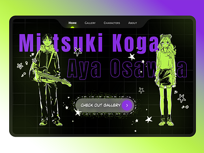 The guy she was interested in wasn't a guy at all [Landing Page] manga manga ui ui ui design uiux