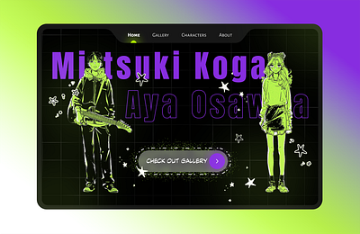 The guy she was interested in wasn't a guy at all [Landing Page] manga manga ui ui ui design uiux