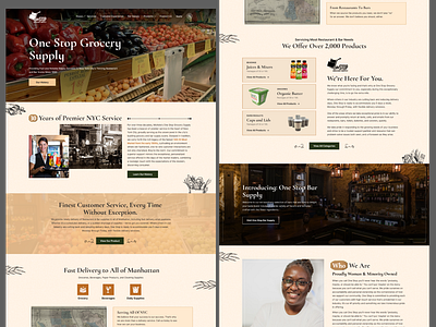 Grocery Website Design