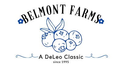 Belmont Farms Logo art branding design graphic design logo