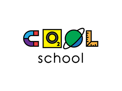 COOL-School logo logotype typography