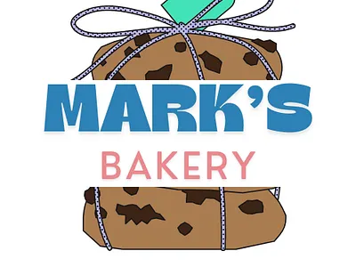 Mark's Bakery art branding graphic design logo