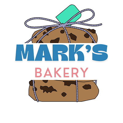 Mark's Bakery art branding graphic design logo