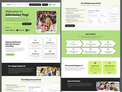 Yogi Landing Page Design funn funn website landing page yogi