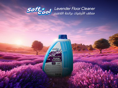 Lavender Floor Cleaner Ad creative | Hotpack ad creative adscampaign animation branding design graphic design graphic designer motion graphics social media