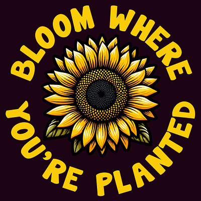 Sunflower graphic design sunflower graphic design