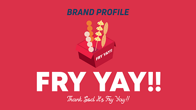 Friyay Brand Profile brand identity branding chinese cuisine culinary dimsum fish ball food graphic design illustration pattern skewers snack