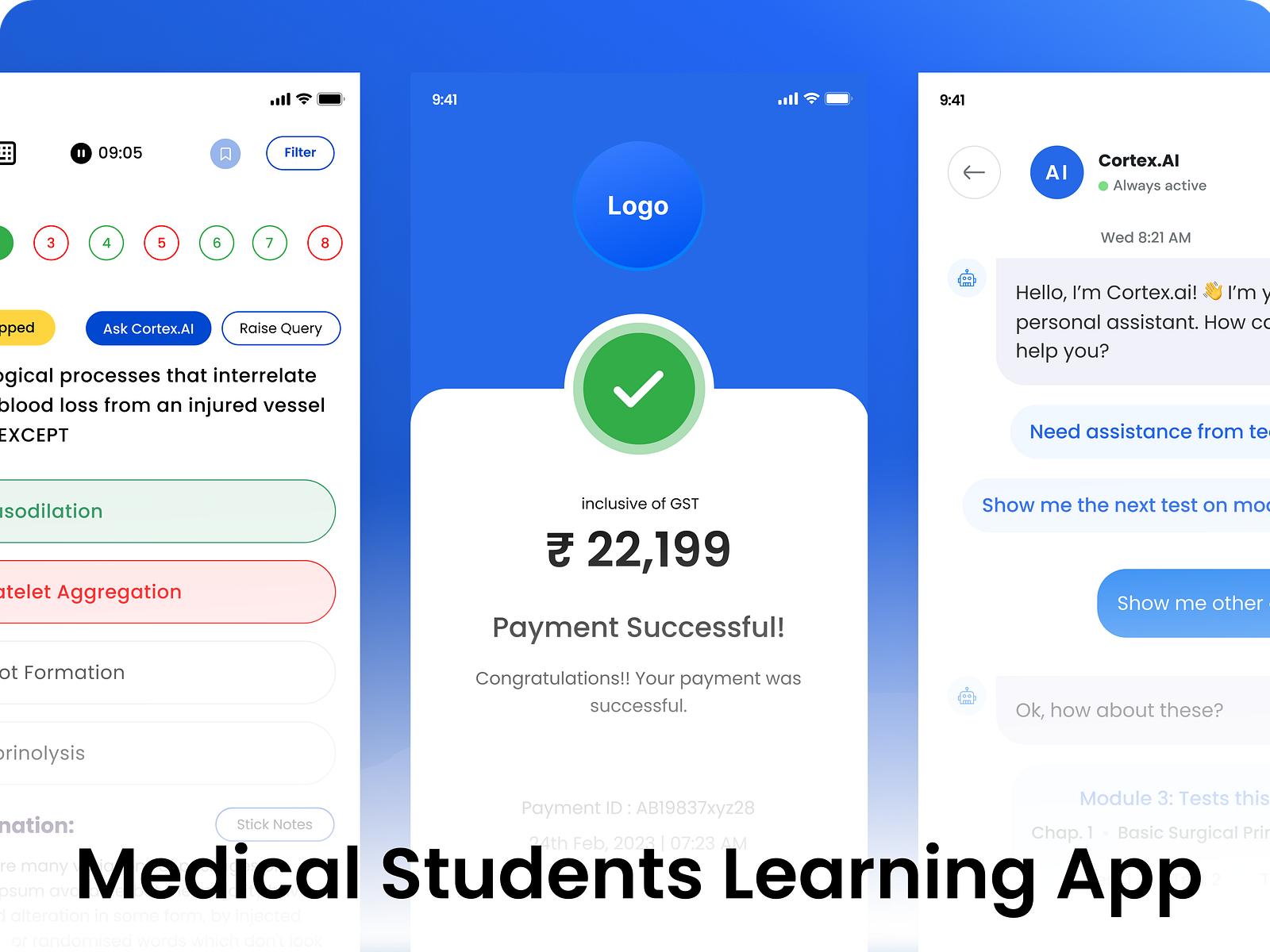 Medical Students Learning App by Soumyadeep Majumder on Dribbble