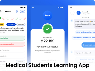 Medical Students Learning App app medical medical app neet students ui