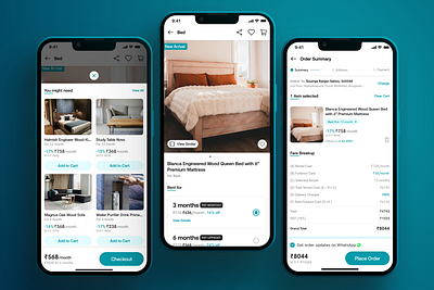 Optimized Furlenco's Navigation & Add-Ons: A UX Case Study add ons animation case study design figma graphic design ios logo mobile motion graphics navigation rent rental ui ui design ux ux design