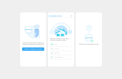 Device connection Interface app app design develop frontend ui
