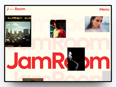 JamRoom - Music Label Studio Website branding company design graphic design landing page music studio ui web design website