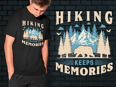 GREAT OUTDOORS HIKING T-SHIRT DESIGN adventureawaits adventuregear apparel clothing customhikingtees explorenature foresthiking greatoutdoors hikingadventures hikingfashion hikinglife hikingtshirtdesign illustration mountainclimbingtees natureinspiredtees naturelovers outdoorapparel outdoorclothing trailblazers wildernesswear