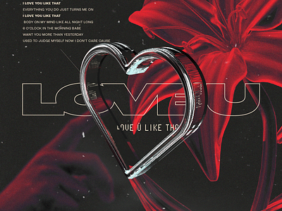 Art inspired by Love U Like That, Lauv 3d musical inspiration