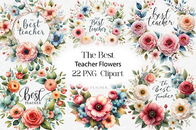 The Best Teacher Flowers mom