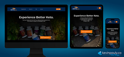 Keto Bird branding web design
