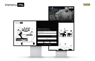 themenu.me- Restaurant App app branding design designer figma graphic design illustration logo mobile ui ui design ux