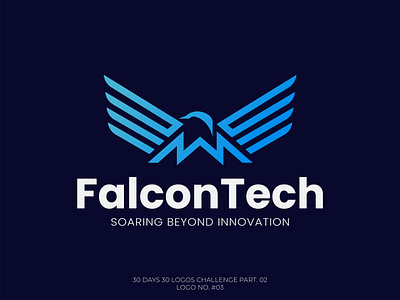 FalconTech | TECH LOGO art branding design digital digital illustration falcon graphic design illustration logo logo design logo designer logos minimal minimal logo minimalistci modern logo tech tech logo technology vintage