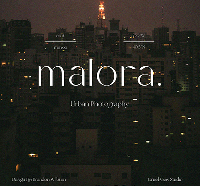 Malora Photography Brand branding business cards design graphic design logo personallogo photography visualidentity