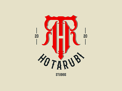 HOTARUBI STUDIO AKA HTR LETTERS branding design graphic design logo monogram monogramlogo typography vector