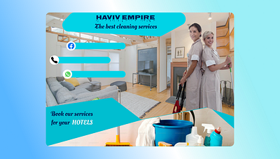 For Your Cleaning Services design graphic design typography ui