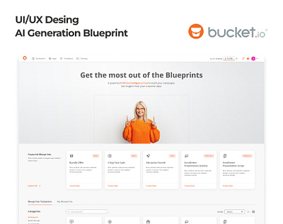 AI Blueprint Generator branding design graphic design ui ux web