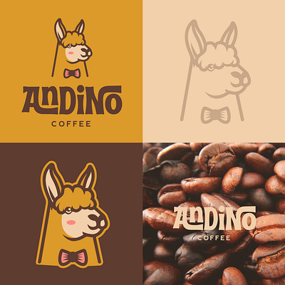 ANDINO COFFEE design diseño de logo diseño plano illustration logo logo logodesign design logodesign design brand marca tipografía