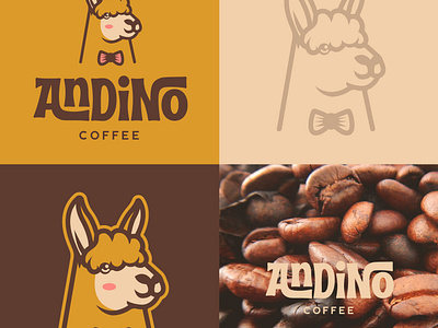 ANDINO COFFEE design diseño de logo diseño plano illustration logo logo logodesign design logodesign design brand marca tipografía