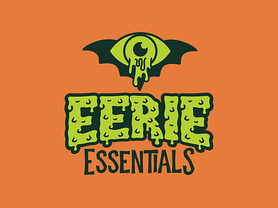 Eerie Essentials Logo Opt. 6 branding concept creepy design etsy graphic design halloween identity illustration logo mark spooky unused