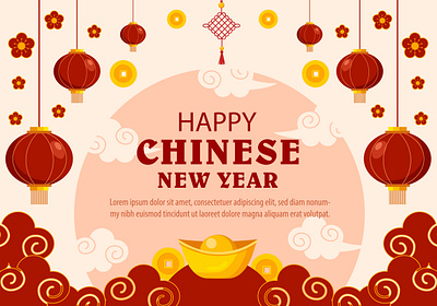 vector happy Chinese new year background holiday