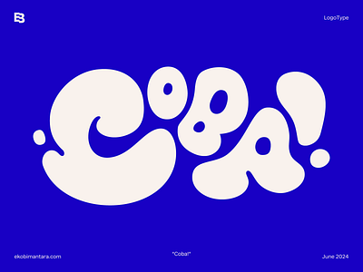LogoType: Coba! font lettering logo logotype type typeface