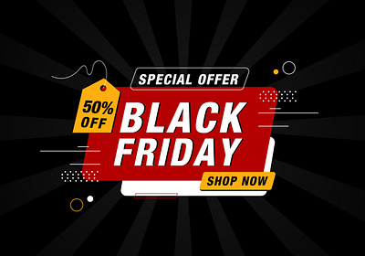 Vector realistic Black Friday background special