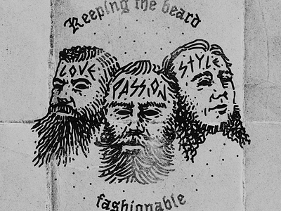 Keeping the beard fashionable andreesalazar design drawing illustration