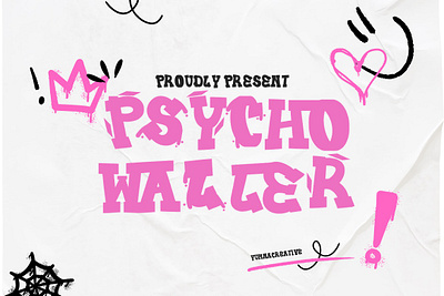 Psycho Waller - Graffiti Font signature urban