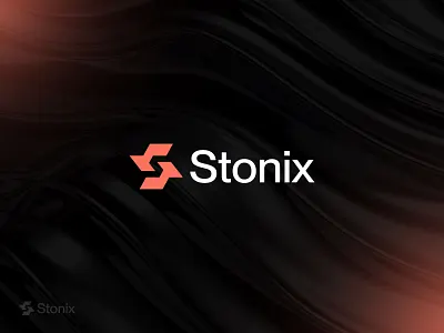 Stonix - Mining Operations abstract logo agency brand brand guidelines brand identity branding design identity letter logo logo logo design logo maker logo type modern logo software startup tech technologies typography