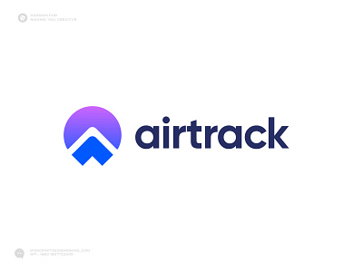 Logo Design, Cryptocurrency, Tracking, Airdrop, A logo a logo air drop analytics blockchain branding branding agency cryptocurrency design my own logo digital asset drop graphic design identity letter mark logo logo design logo maker monogram track typography woncraft