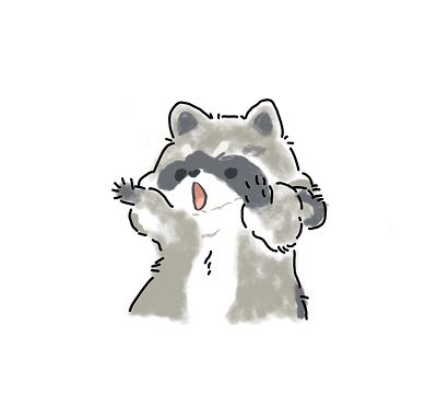 Cute Grey Racoon - Adorable & Charming Animal adorable aesthetic animal art black branding charming cute design drawing funny gift grey hug illustration meme racoon racoons simple wildlife