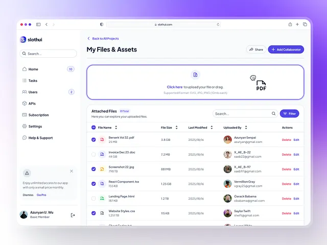 File Upload UI designs, themes, templates and downloadable graphic ...
