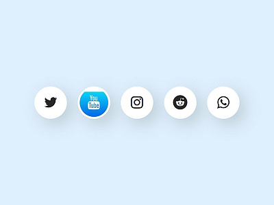 Social Media Icon Hover animation css css animation css icon hover css3 divinectorweb html html5