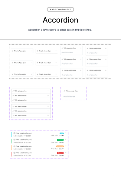 Accordion Component for Design System frontenddevelopment