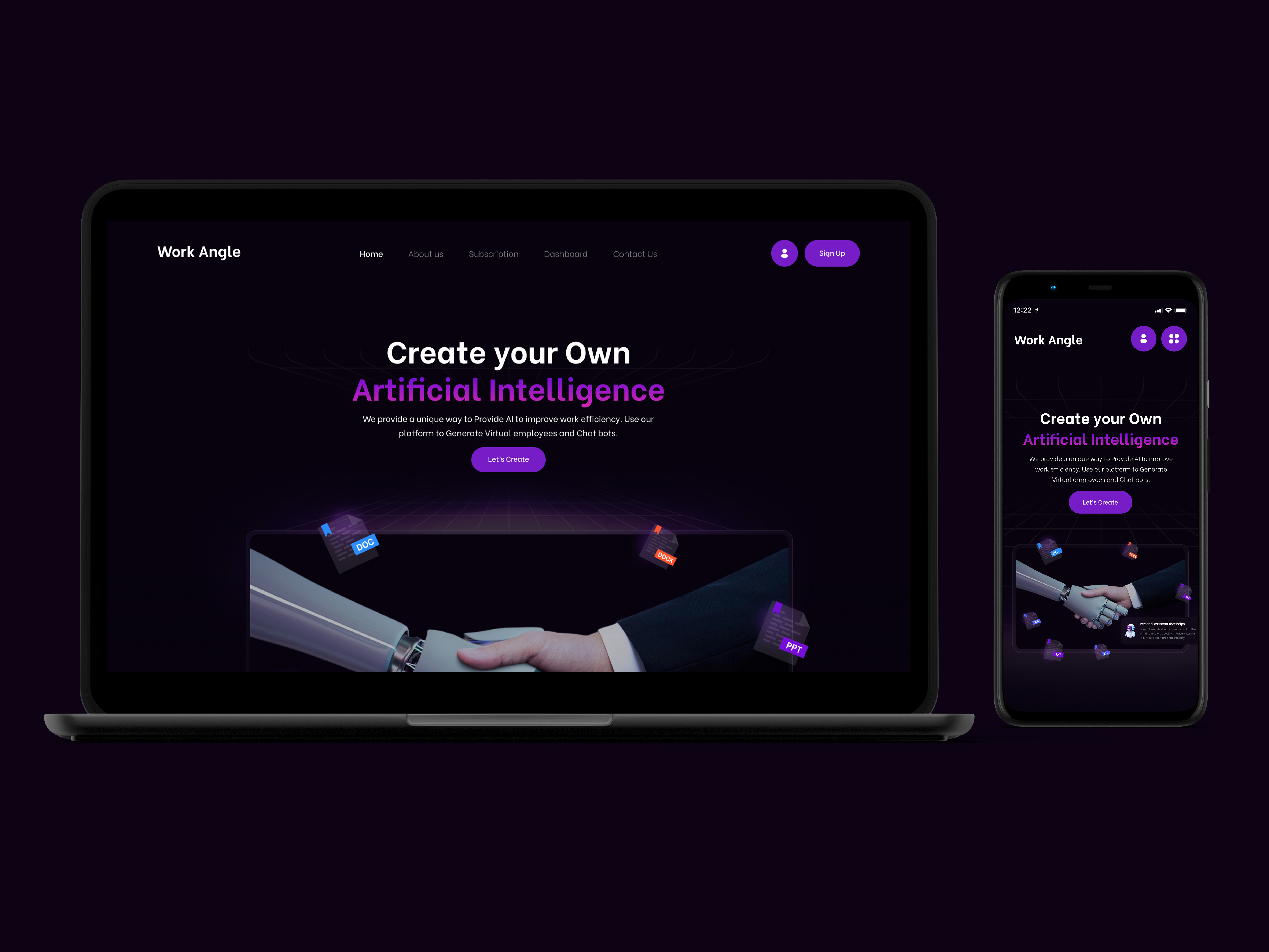 Work Angle Chatbot Generator Website Design ai website chatbot chatbot generate mobile view prototyping uiux designer user experience design user interface design web animation web design website design website redesign