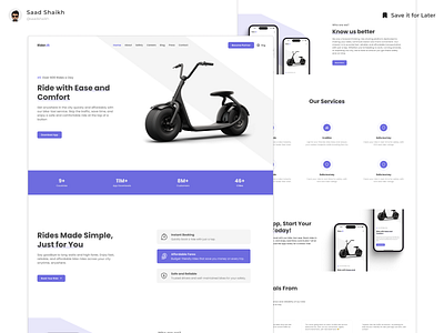 Bike Landing Page ✨ app app design clean design figma figma design iphone landing page landing page ui minimal mobile mobile app professional responsive setting superb ui ui design website website ui